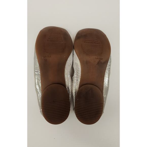 Beautifeel Ivana Floral Metallic Gold Ballet Flats Size US 7/38 - Picture 6 of 6